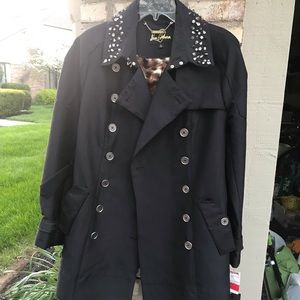 Black trench coat